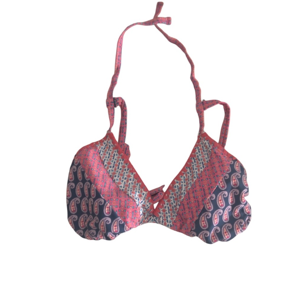 NWT Wallflower Paisley String Bikini Top